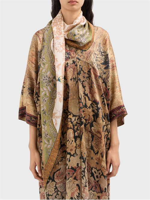 Pure silk scarf with paisley and floral motifs PIERRE-LOUIS MASCIA | 065X120LMF518891